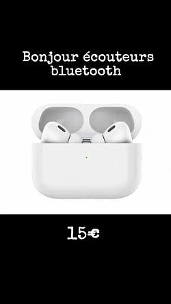 Vente d'écouteurs bluetooth pour téléphone portable